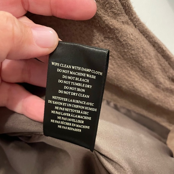 Gorgeous Women's Leather Jacket Medium Brown Tan Suede Motorcycle BlankNyc Moto - Picture 5 of 11